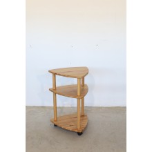 Etajeră cu 3 polițe, 43 x 43 x 65, Fag Natur